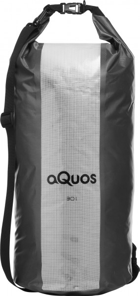 aQuos Dry Bag 30 Liter schwarz wasserdichter Packsack