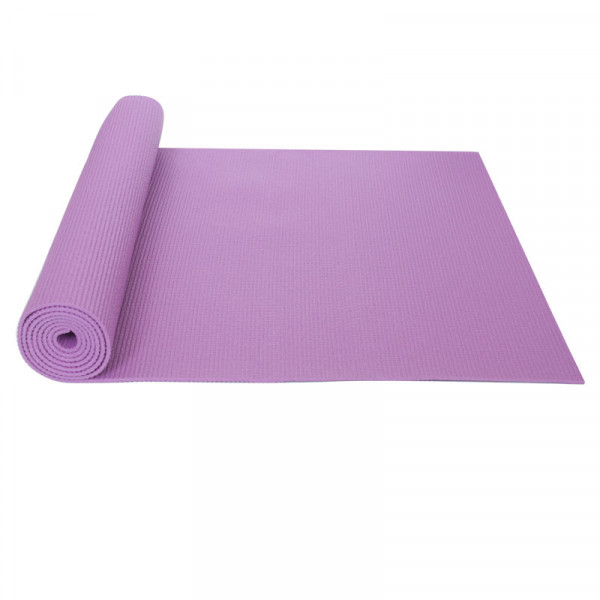 Yate Yogamatte violet Pilatesmatte Gymnastikmatte rutschfest mit Transporttasche 0,4cm