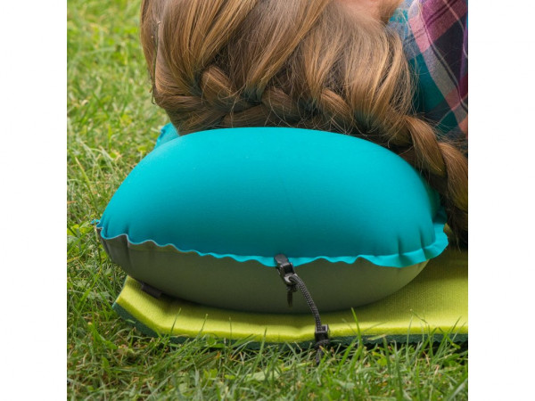 Yate Camping Kopfkissen 48 x 28 x 12 cm selbstaufblasend blau