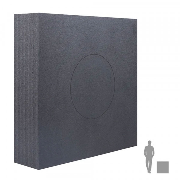 YATE SANDWICH Schaumstoff N Zielscheibe 65 × 65 × 18 cm bis 40 lbs mit Wechselmitte 30