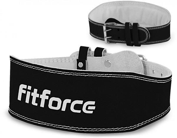 Fitforce XL Gewichthebergürtel schwarz 100% Leder
