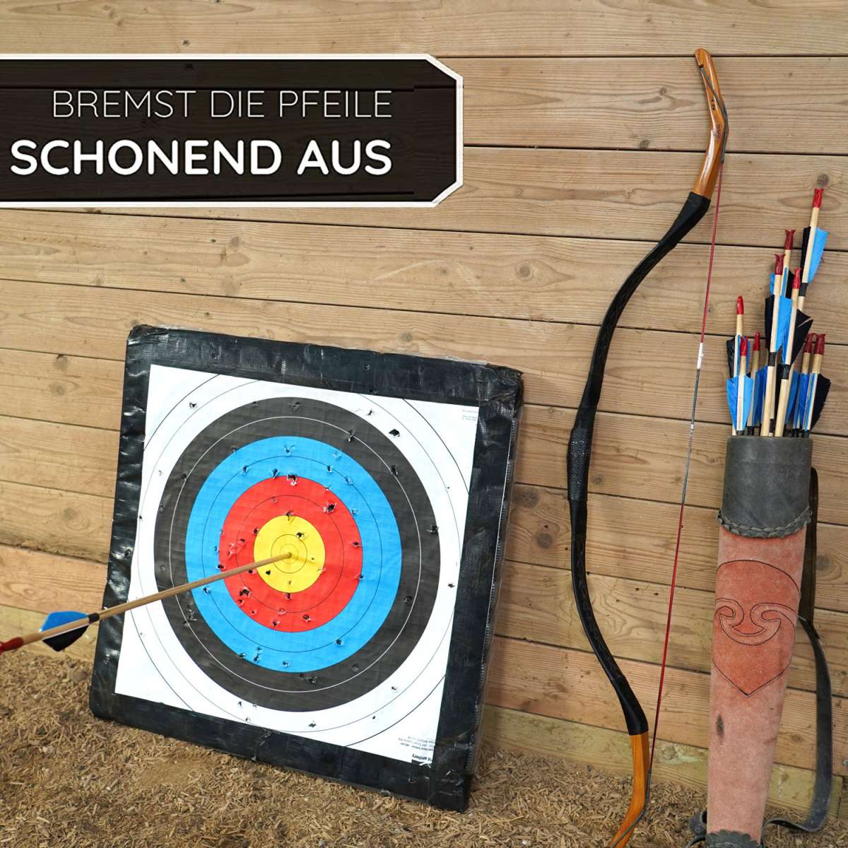 Produktbild von Yate Targets Bogenschießen Zielscheibe Sandwich LDX 80 X 80 X 14cm