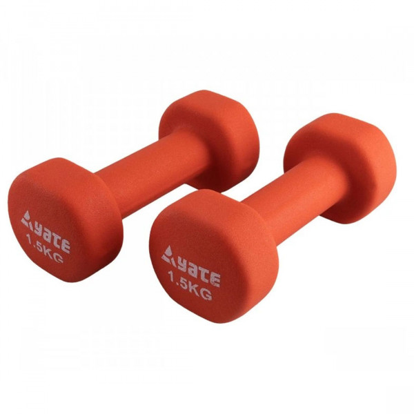 Yate Paar Neopren Hanteln 1,5kg Gymnastikhanteln Kurzhanteln