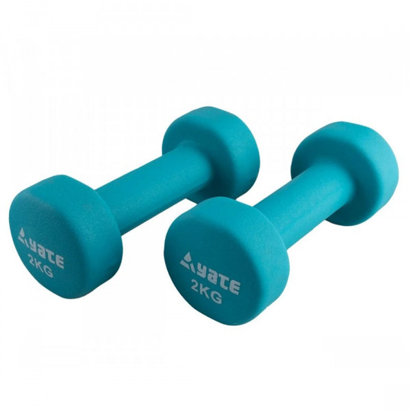 Yate Paar Neopren Hanteln 2kg Gymnastikhanteln Kurzhanteln