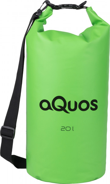 aQuos Dry Bag 20 Liter grün wasserdichter Packsack