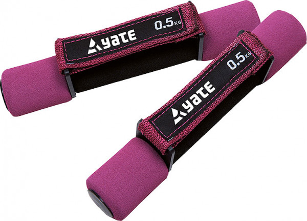 Yate 0,5kg Neopren Soft Hanteln Set Gymnastikhanteln 2 x Fitnesshanteln