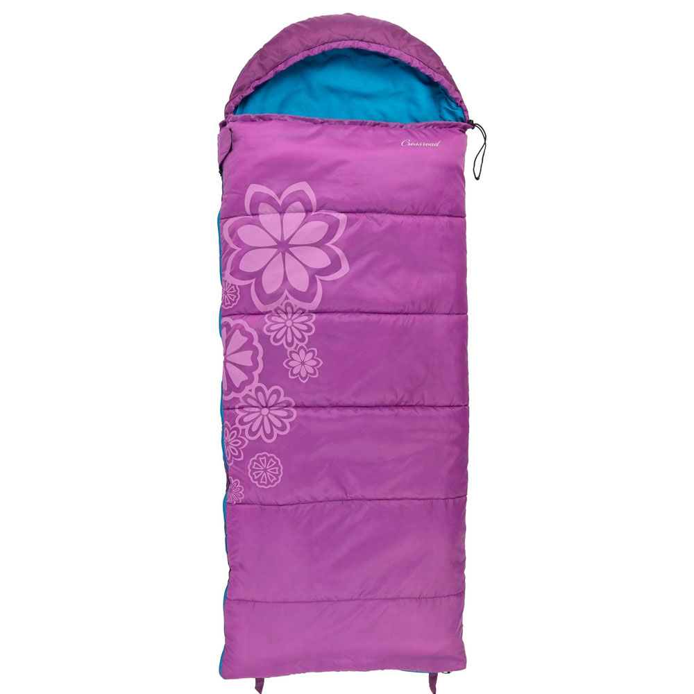 Crossroad Akutan Kinder Schlafsack 170cm blau Jungenschlafsack f/ür Camping wasserabweisend Sommerschlafsack Deckenschlafsack Junior