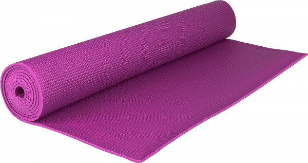 Fitforce Yogamatte pink mit Tragegurt Sportmatte rutschfest
